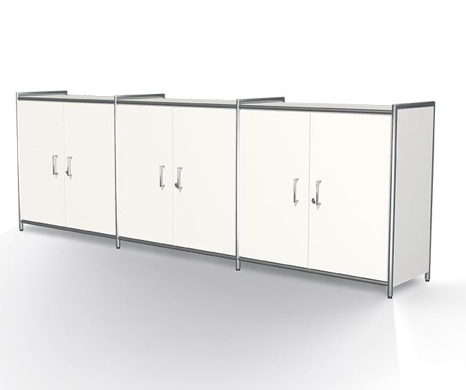 20927 ARTLINE Sideboard 2 OH Weiß