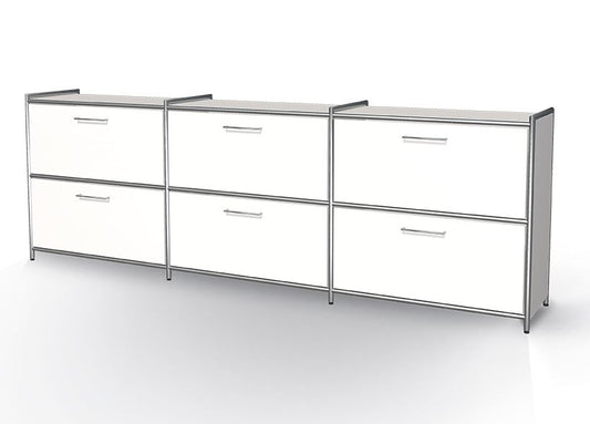 20929 ARTLINE Sideboard 2 OH Weiß