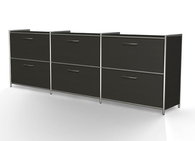 20928 ARTLINE Sideboard 2 OH Anthrazit