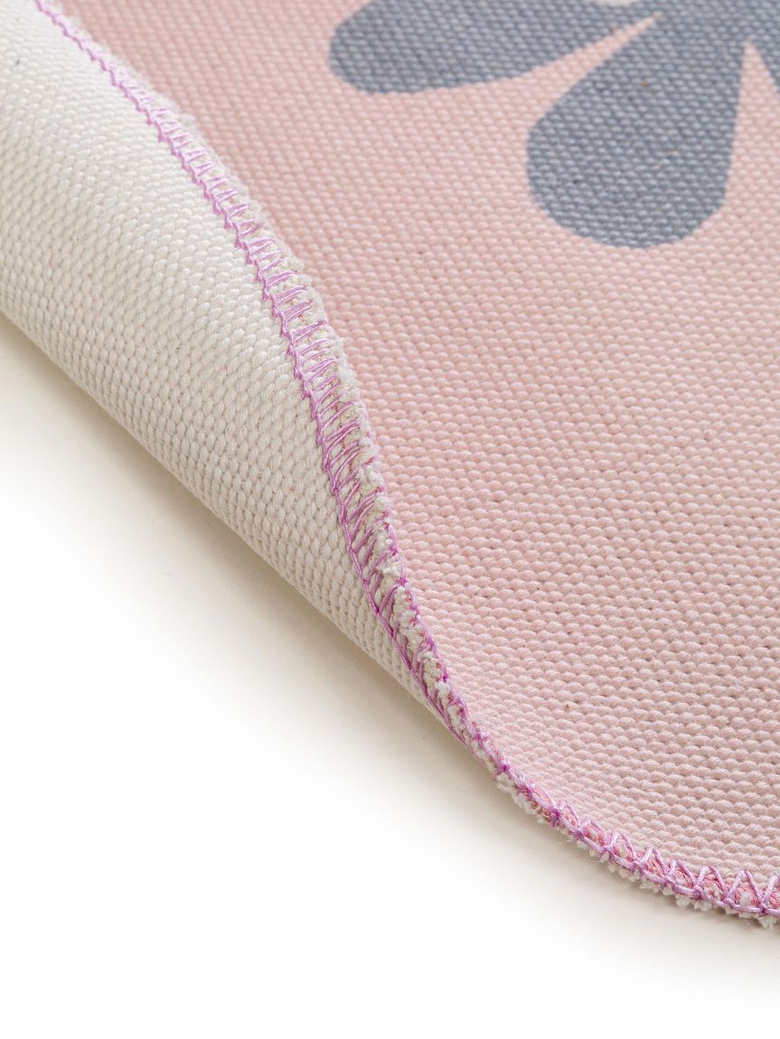 Kinderteppich Bali Ø 120 cm rund Rosa