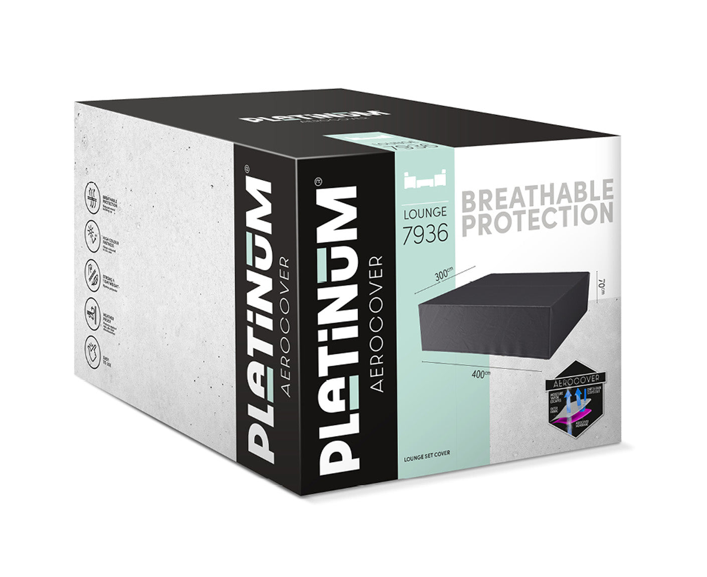 Platinum AEROCOVER Lounge-Sets Quadratisch/Rechteckig Abdeckhaube