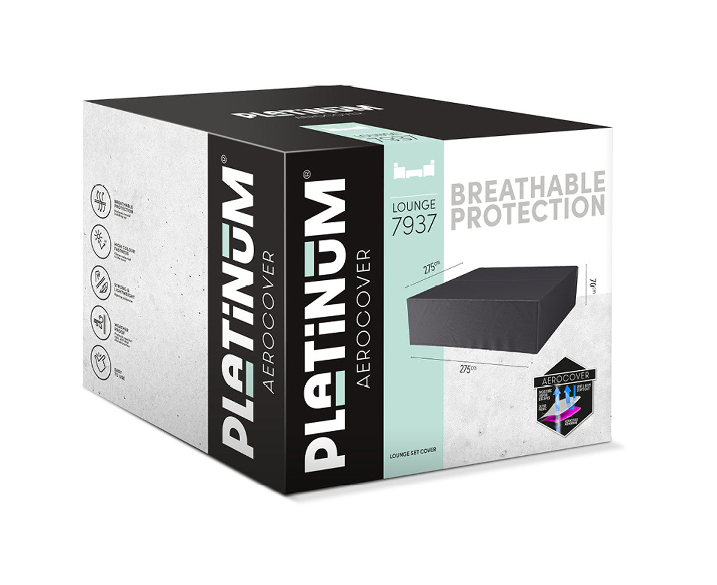 Platinum AEROCOVER Lounge-Sets Quadratisch/Rechteckig Abdeckhaube