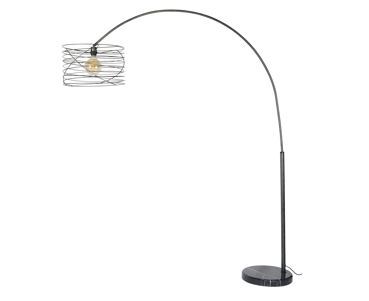 Bogenlampe 45 cm Curl / Charcoal