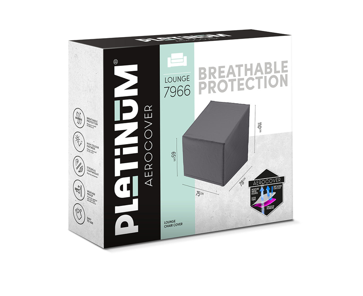 Platinum AEROCOVER Loungesessel Abdeckhaube