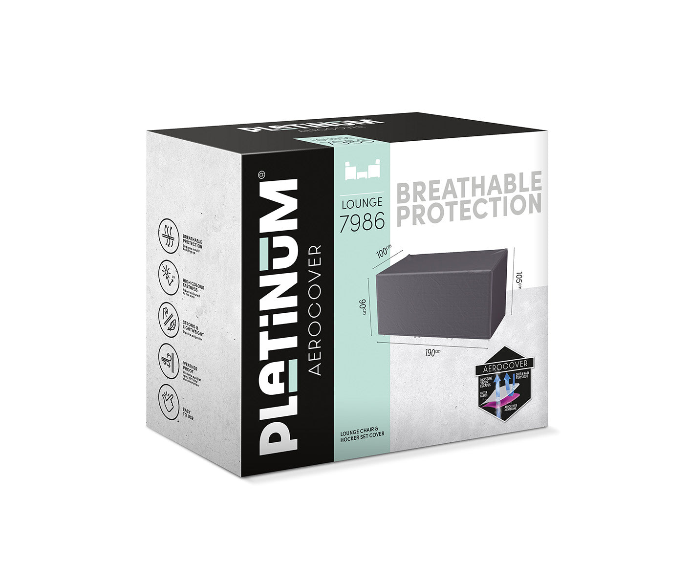 Platinum AEROCOVER Loungesessel Abdeckhaube