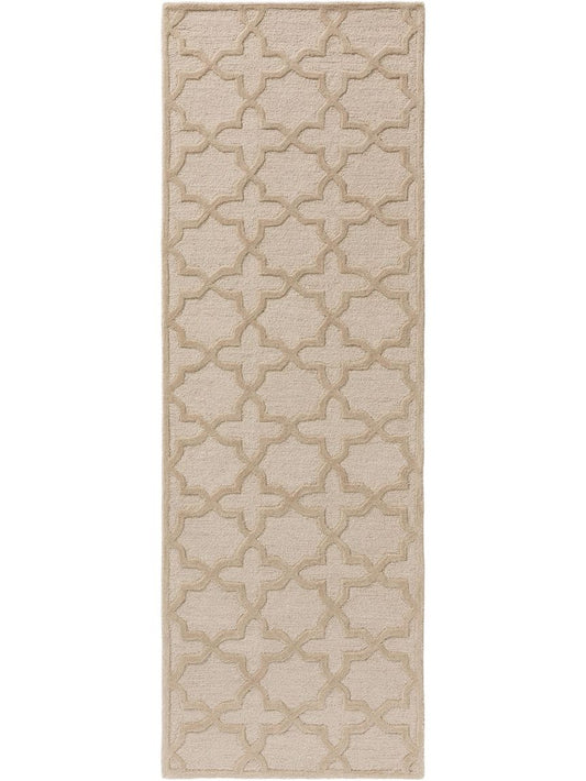 Wollteppich / Läufer Windsor 80x240 cm Creame