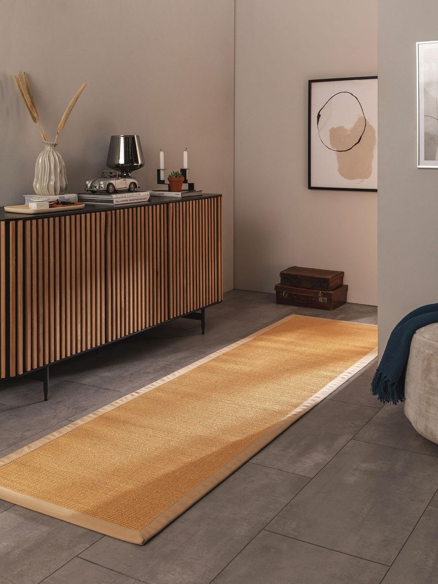 Sisalteppich Läufer Sana Beige