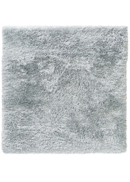 Hochflorteppich Lea 200x200 cm Hellblau