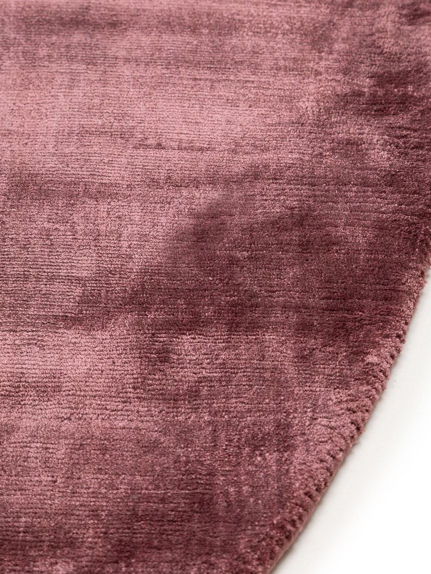 Viskoseteppich rund Nela Ø 160 cm rund Violett