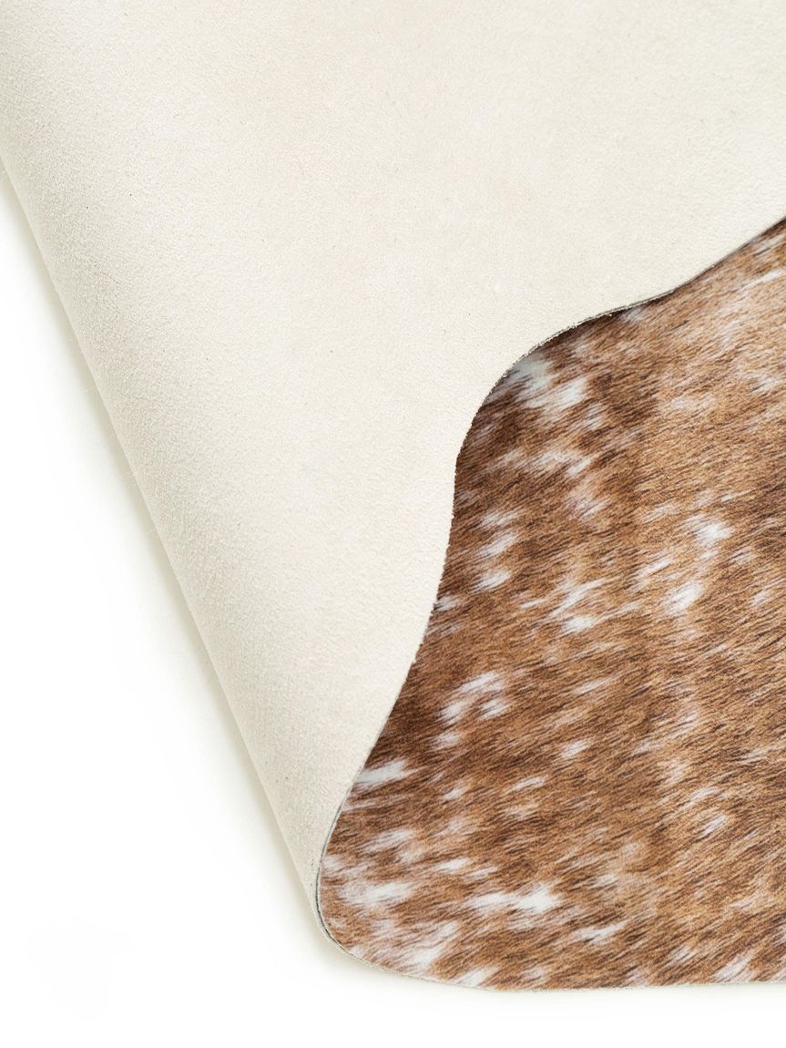 Kunstfell Teppich Rodeo 150x190 cm Braun