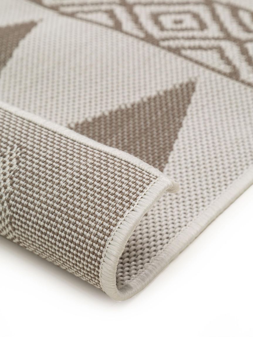 In- & Outdoor Teppich Nillo Grau / Taupe