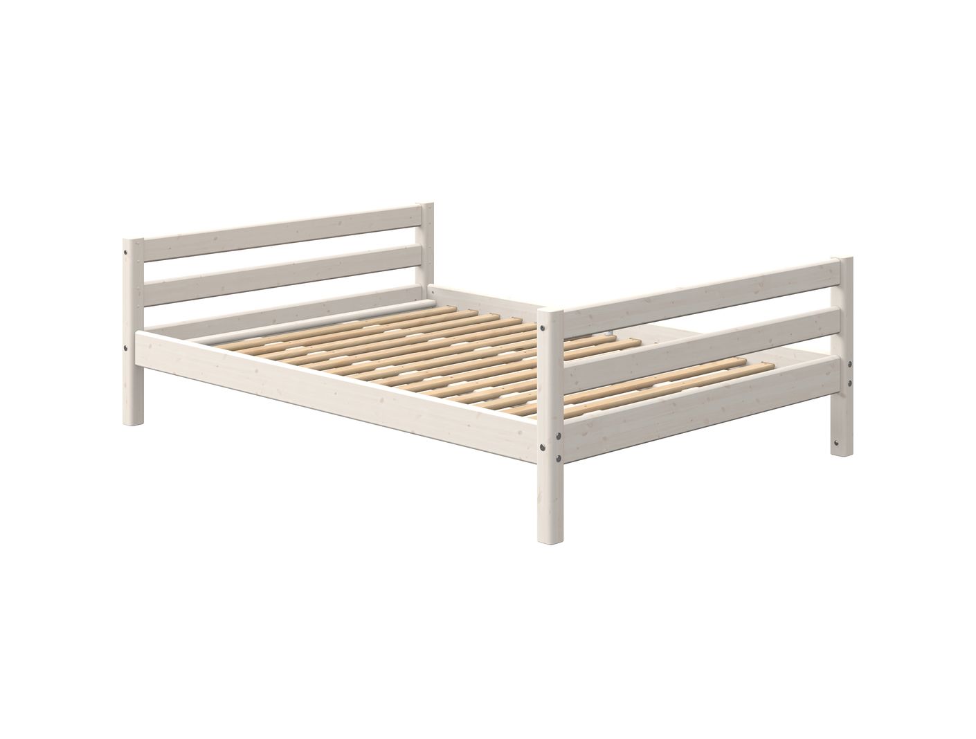 Flexa Classic Einzelbett für Kinder 140x190/200 cm Kieferweiß