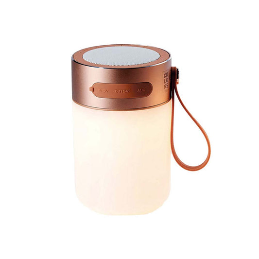 COLORS LED SOUND JAR Lautsprecher inkl. eingebauter Powerbank  Gold