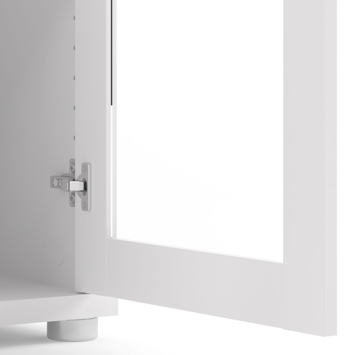 Prima Aktenschrank mit Glastüren 3 OH Weiß