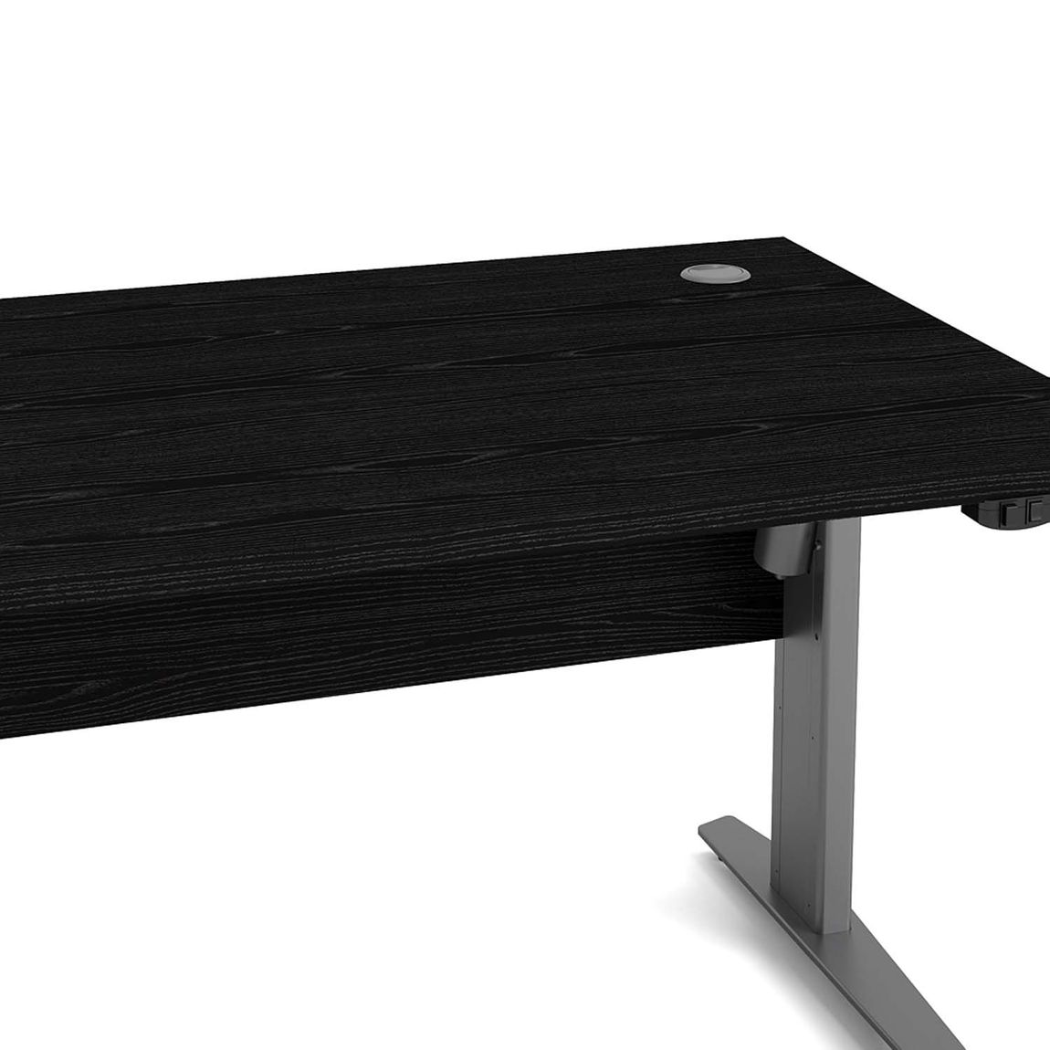 207 Prima Schreibtisch elektrisch höhenverstellbar 150 x 80 cm Schwarz, Motortisch