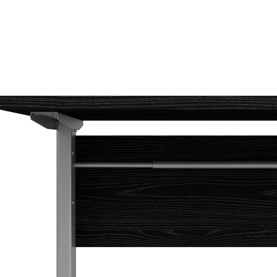 207 Prima Schreibtisch elektrisch höhenverstellbar 150 x 80 cm Schwarz, Motortisch