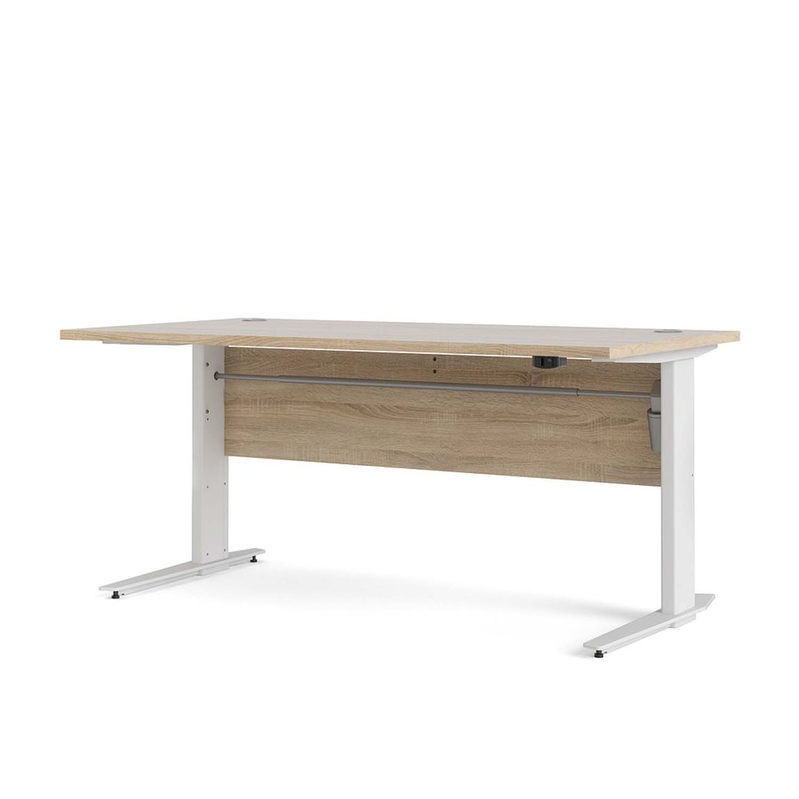 3937 Prima Schreibtisch elektrisch höhenverstellbar 150 x 80 cm Eiche Struktur, Motortisch