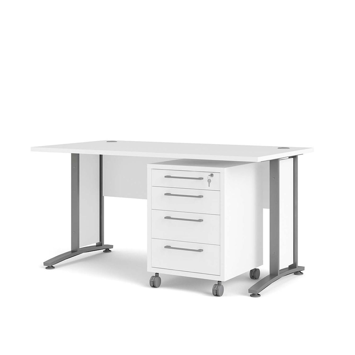 Prima Komplettbüro Berlin Weiß