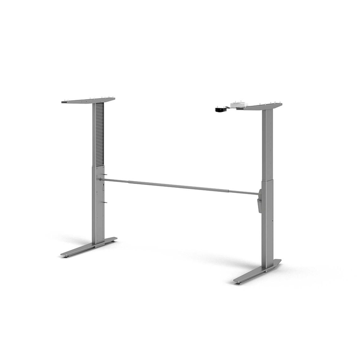 Prima Schreibtisch elektrisch höhenverstellbar 150 x 80 cm Weiß, Motortisch