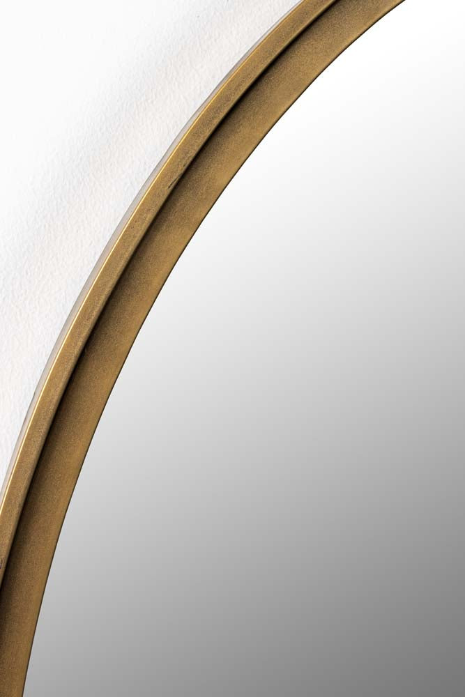 Matz oval Wandspiegel 60x160cm Antik Messing
