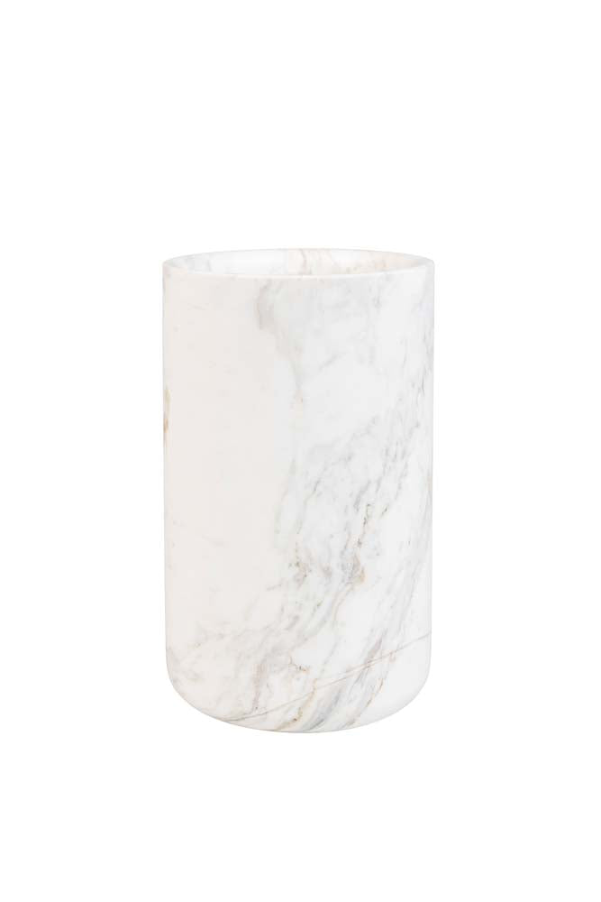 Fajen Vase Marmor Weiß