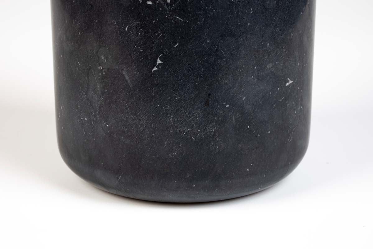 Fajen Vase Marmor Schwarz