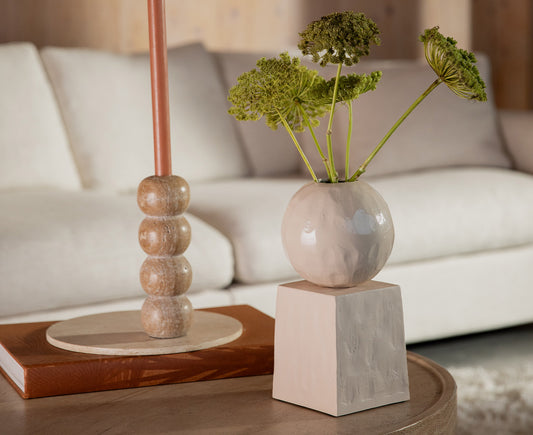 Crocus Vase Beige 4er Set