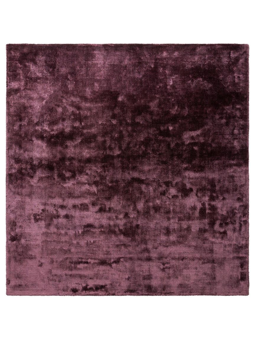 Viskoseteppich Donna 200x200 cm Violett