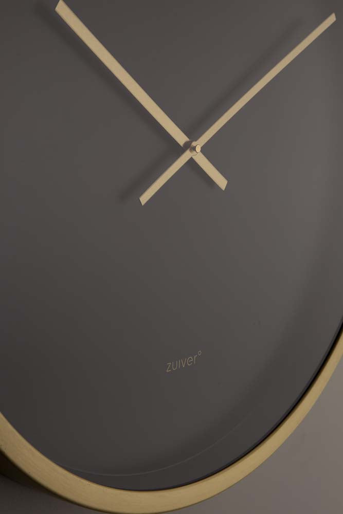 Wanduhr Bandit Ø60 cm Schwarz / Gold