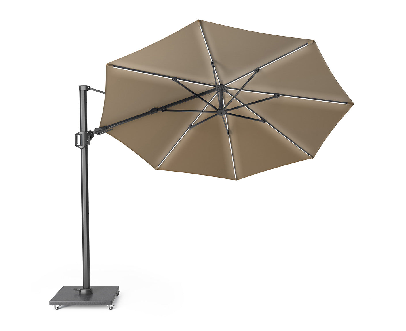 Platinum Ampelschirm CHALLENGER T2 GLOW LED-Beleuchtung