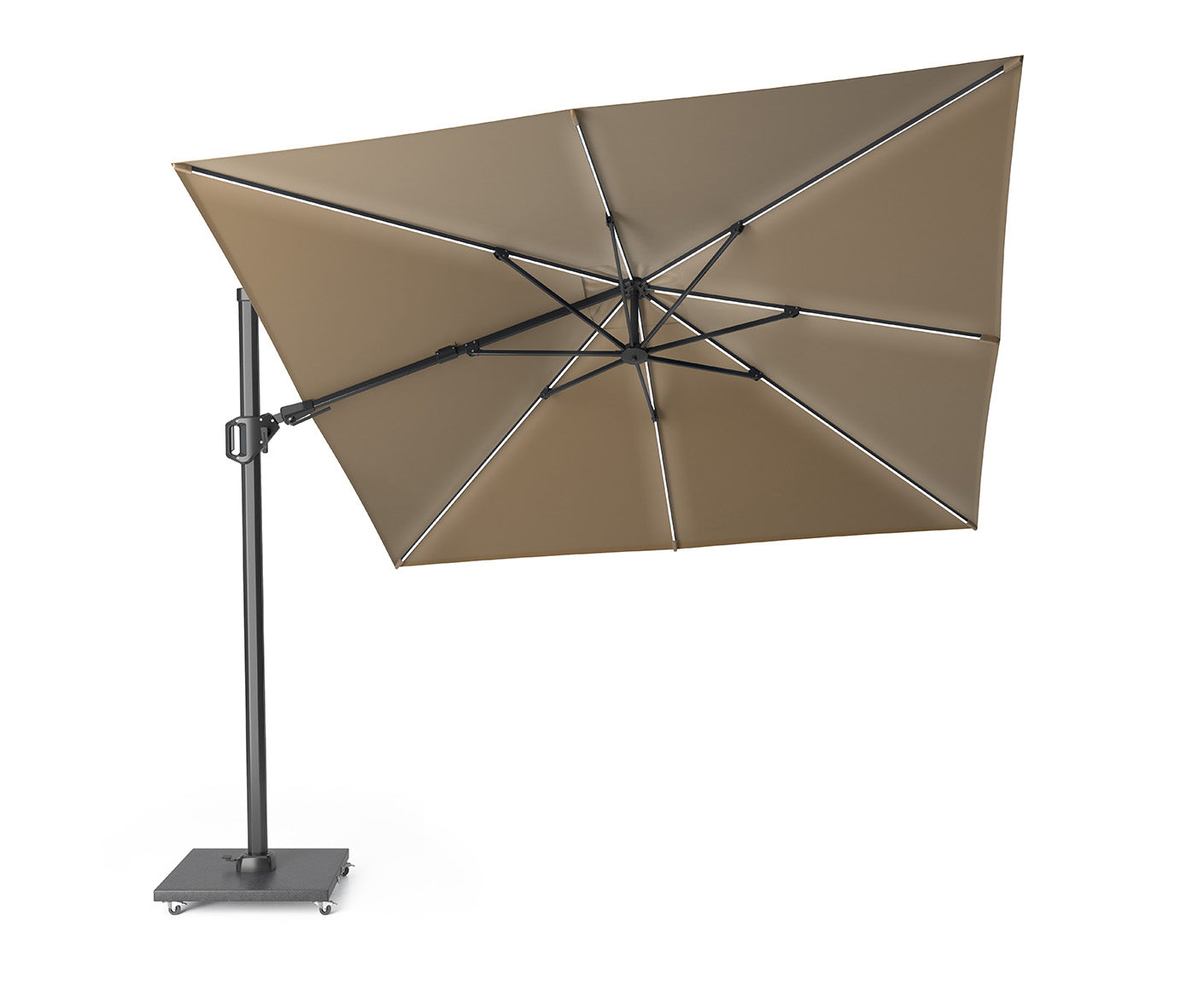 Platinum Ampelschirm CHALLENGER T2 GLOW LED-Beleuchtung