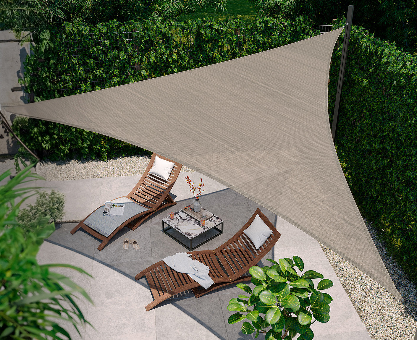 Platinum Sonnensegel COOLFIT Dreieck