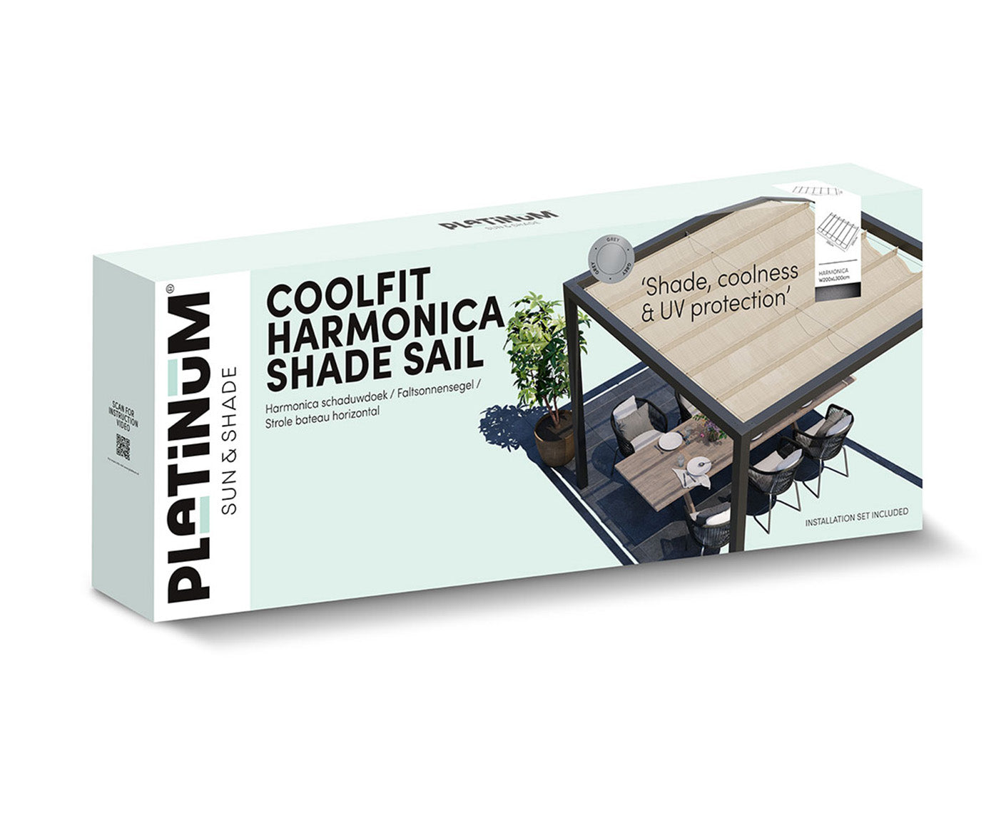 Platinum Sonnensegel HARMONICA COOLFIT