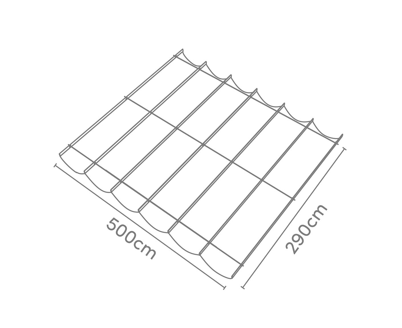 Platinum Sonnensegel HARMONICA COOLFIT