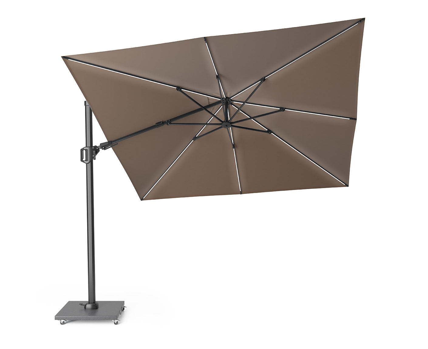 Platinum Ampelschirm CHALLENGER T2 GLOW LED-Beleuchtung