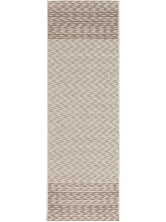 In- & Outdoor Läufer Metro 80x240 cm Creame / Beige