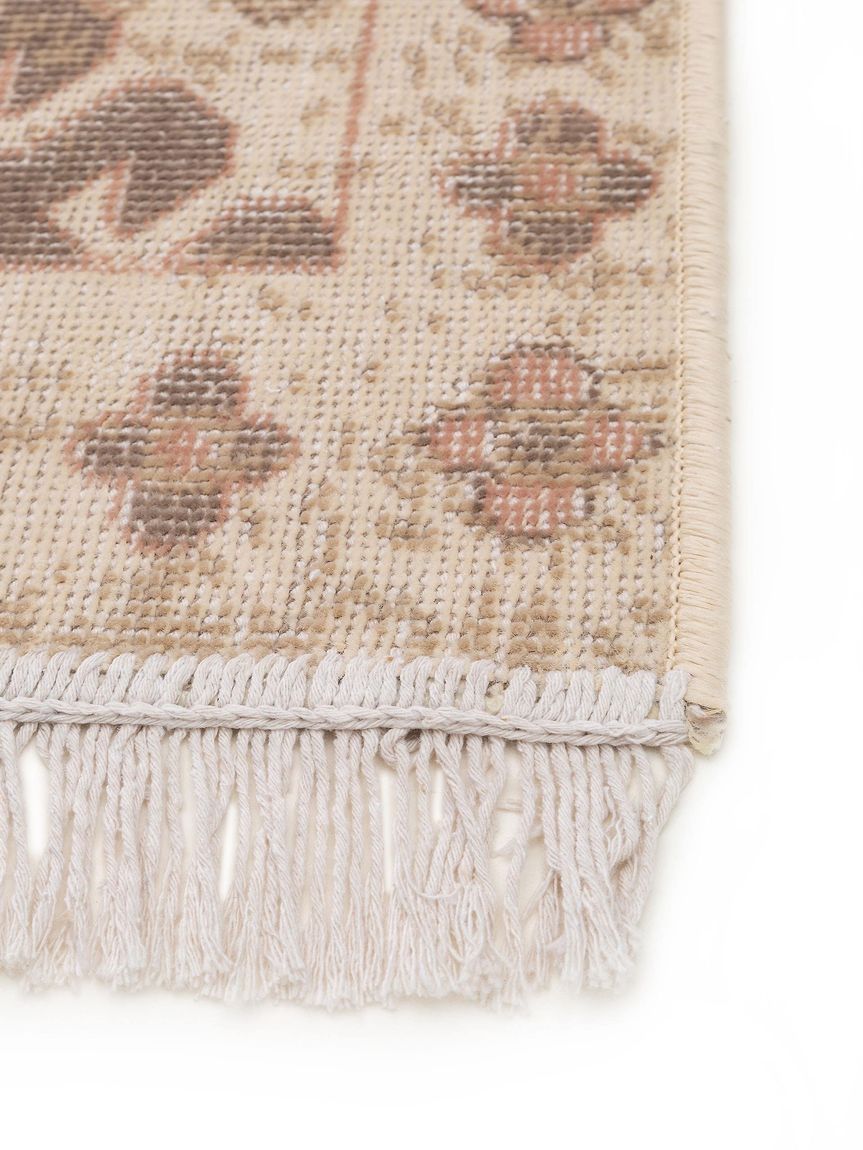 Teppich Folk Beige / Grau
