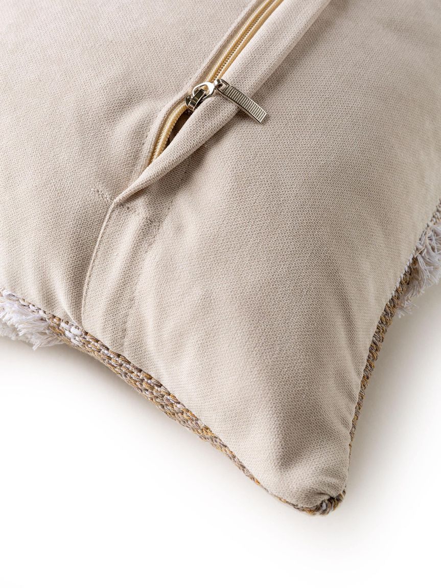 Kissenbezug Bodo 50x50 cm Creame / Taupe