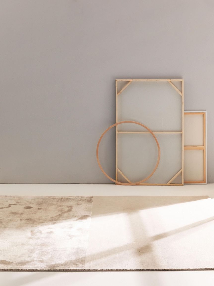 Viskoseteppich Puro Beige