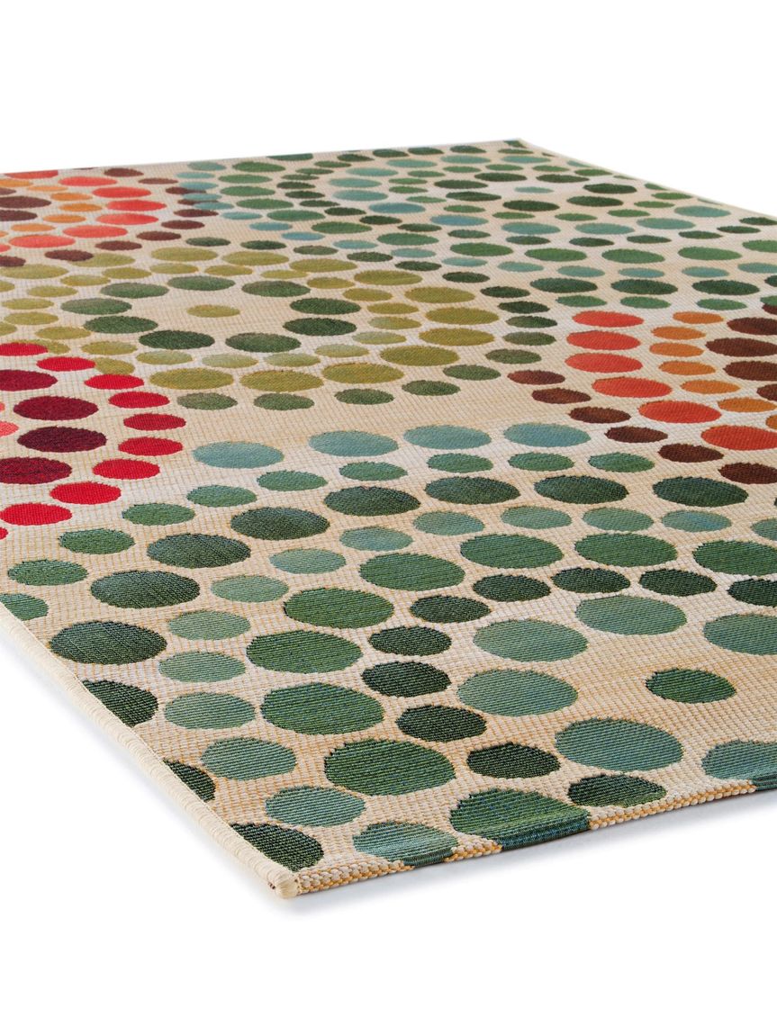 In- & Outdoor Teppich Artis Beige / Bunt