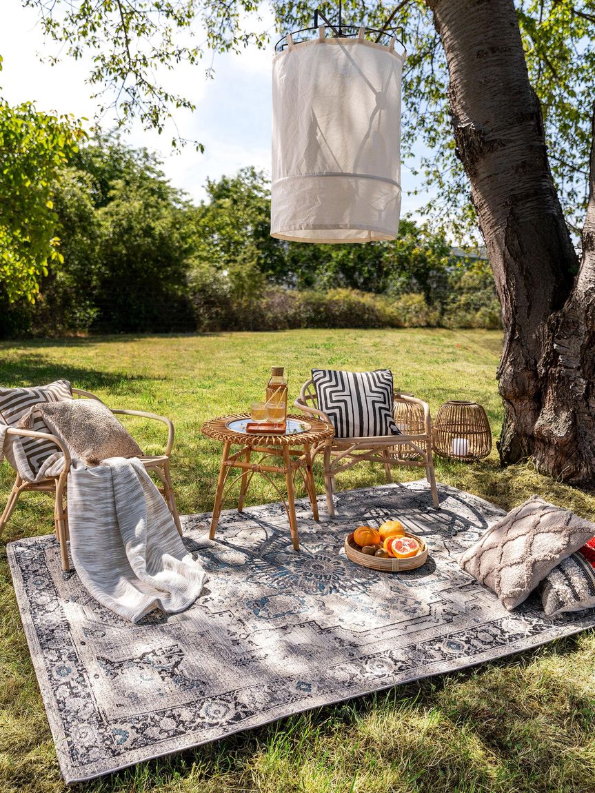 In- & Outdoor Teppich Artis Grau - Voelpe