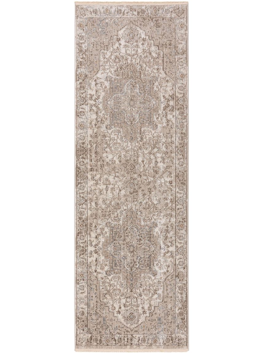 Viskoseteppich Läufer Jared 80x240 cm Creame