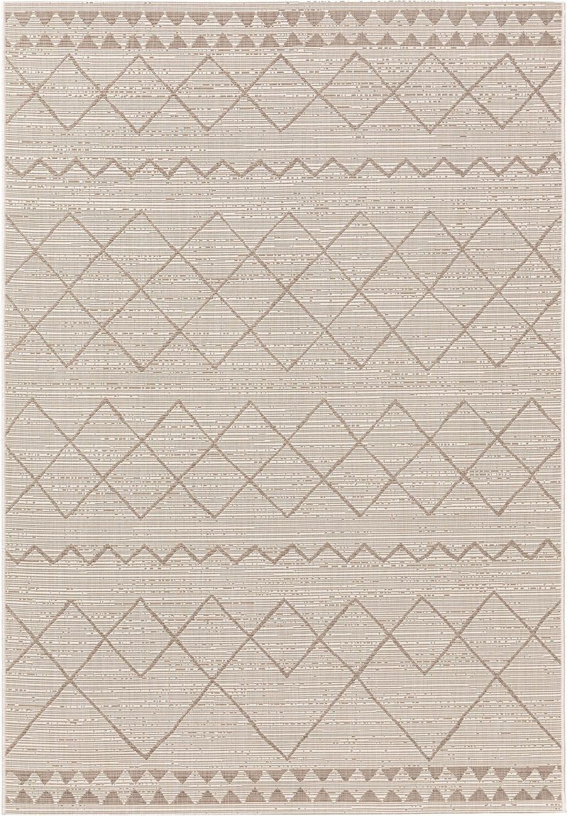 In- & Outdoor Teppich Metro Creame / Beige