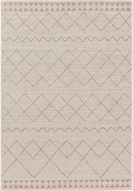 In- & Outdoor Teppich Metro Creame / Beige