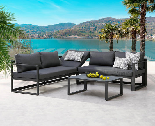 Rhodos 3-tlg. Lounge-Gruppe 212x212 cm