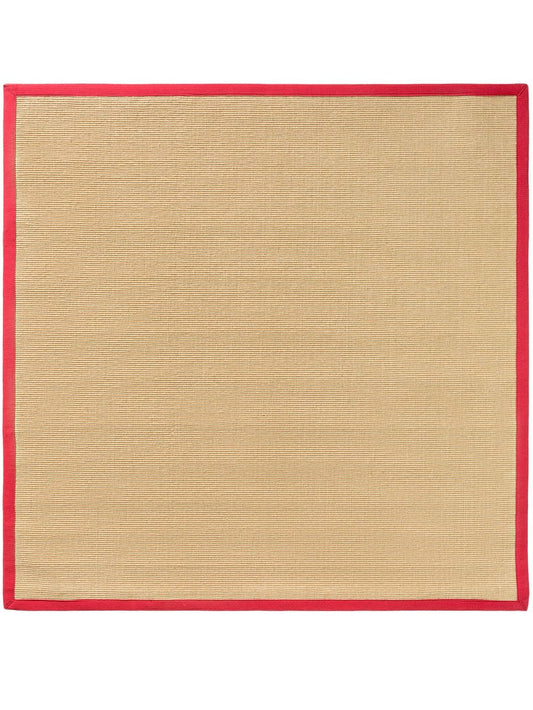 Sisalteppich Sisal Rot