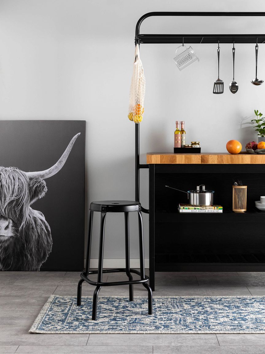 In- & Outdoor Läufer Cleo 80x240 cm Blau