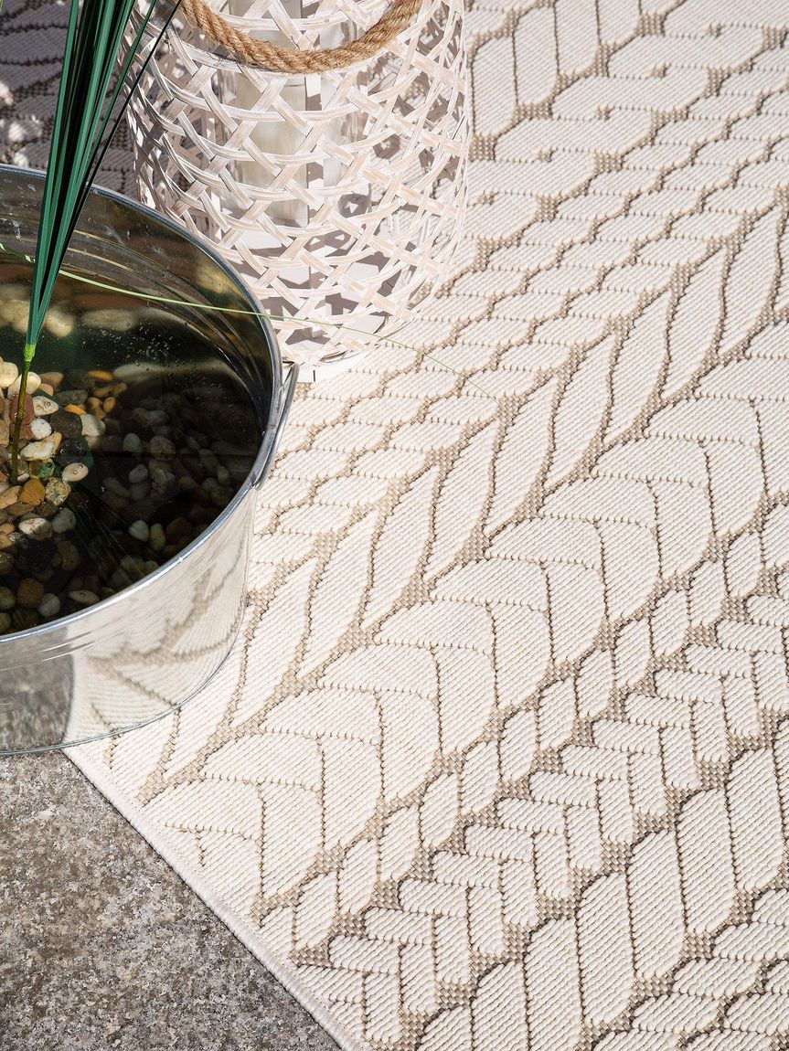 In- & Outdoor Teppich Niel Creame / Beige