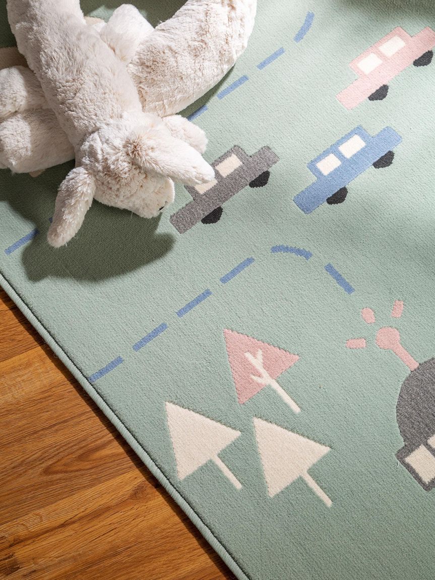 Kinderteppich Juno Minze