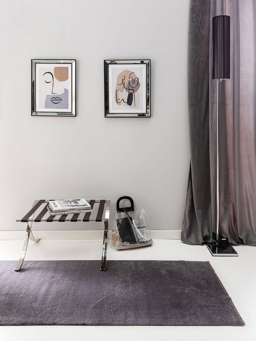 Läufer Luxor 80x300 cm Dunkelgrau